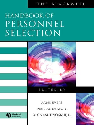 cover image of The Blackwell Handbook of Personnel Selection